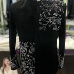 Luxury Black Zardozi Embroidered Prince Coat With Pant